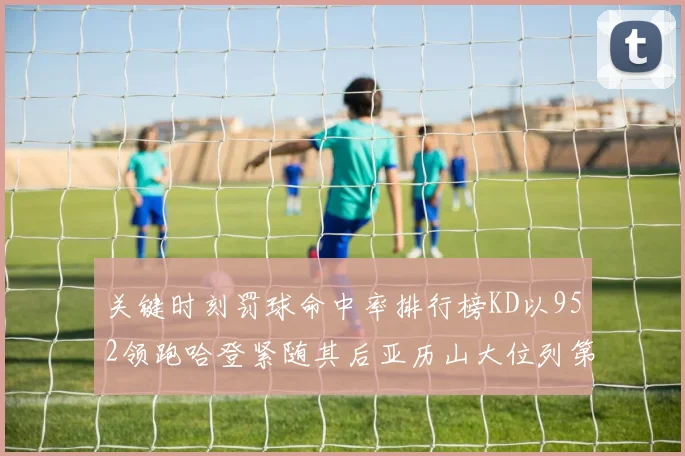 关键时刻罚球命中率排行榜KD以952领跑哈登紧随其后亚历山大位列第六