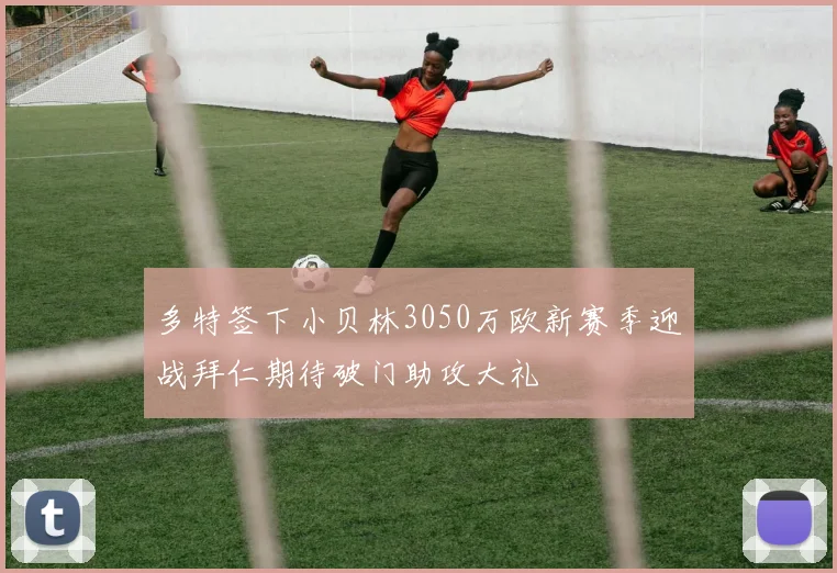 多特签下小贝林3050万欧新赛季迎战拜仁期待破门助攻大礼